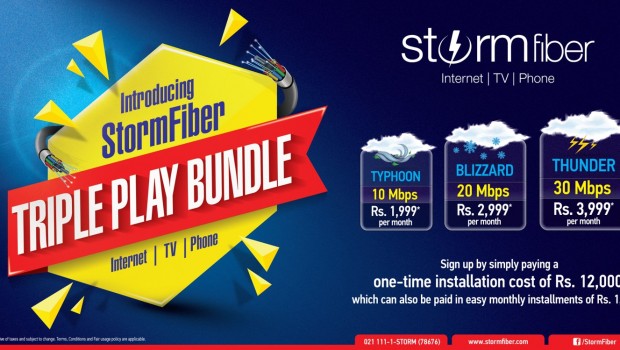 StormFiber Internet Bundle packages and prices