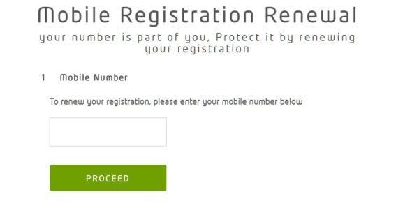 etisalat SIM re registration process