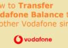 Working Vodafone balance transfer USSD codes