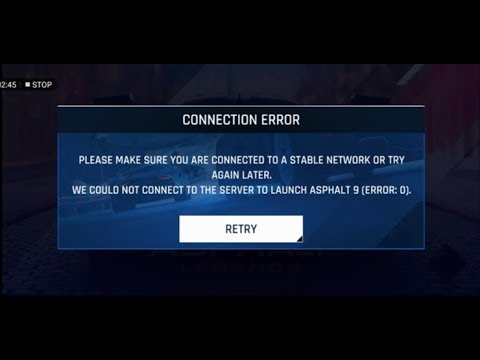 How to Fix Asphalt 9 Internet “Connection Error” Issue?