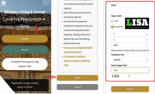 Process to Register for Hajj 2021 in Saudi Arabia