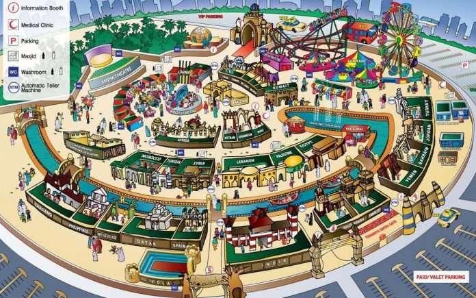 Global dubai village timings and location