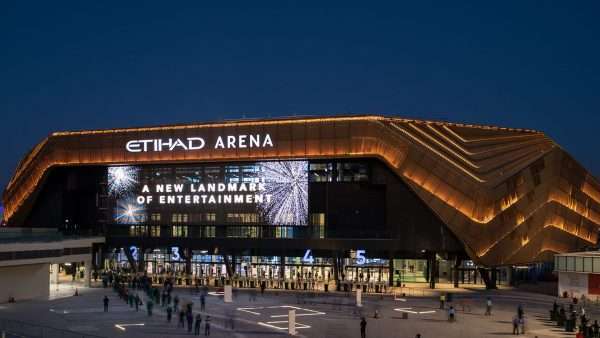 Etihad Arena in Abu Dhabi