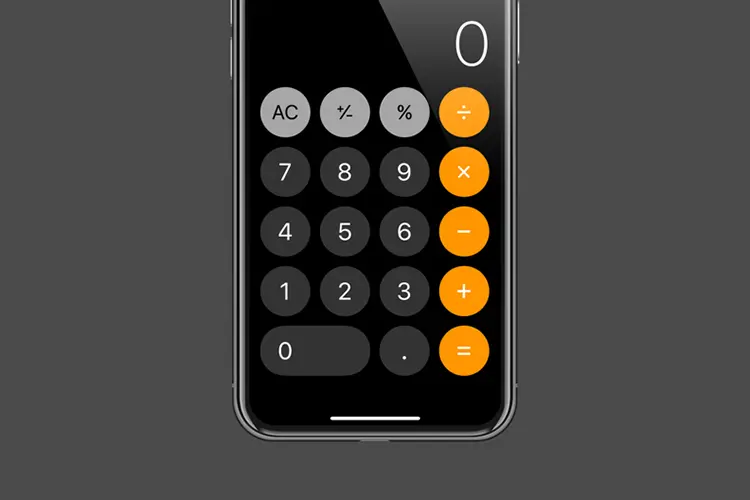 how to see iphone calculator history